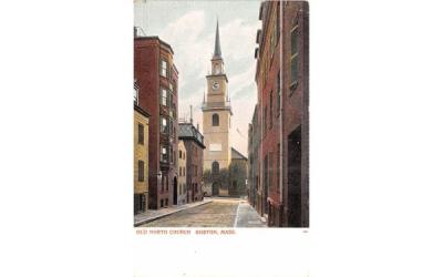 Old North Church Boston, Massachusetts Postcard
