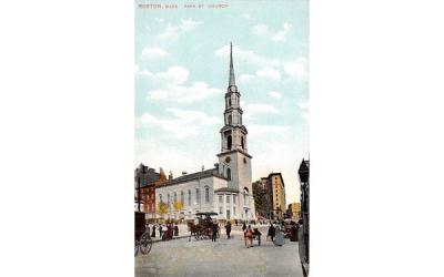 Park St. Church Boston, Massachusetts Postcard