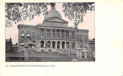 Massachusetts State House Postcard