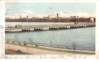 Boston from across the Charles River Massachusetts Postcard