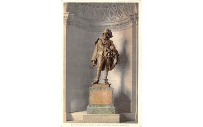 Statue of Sir Henry Vane Boston, Massachusetts Postcard