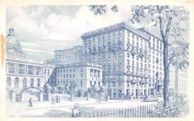 Hotel Bellevue Boston, Massachusetts Postcard