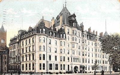Hotel Vendome Boston, Massachusetts Postcard