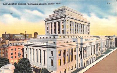 The Christian Science Publishing Society Boston, Massachusetts Postcard