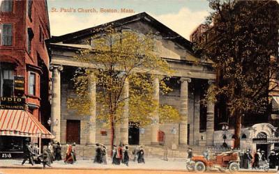 St. Pau's Church Boston, Massachusetts Postcard