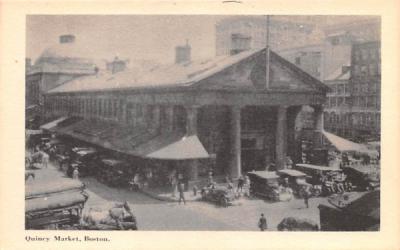 Quincy Market Boston, Massachusetts Postcard