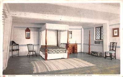 Paul Revere Chamber Boston, Massachusetts Postcard