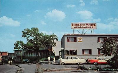 Terrace Motel Apartments Boston, Massachusetts Postcard