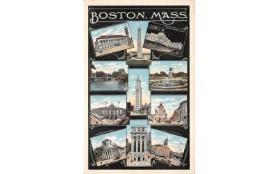 Boston, Mass. Massachusetts Postcard