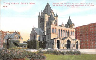 Trinity Church Boston, Massachusetts Postcard