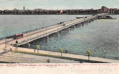 Harvard Bridge  Boston, Massachusetts Postcard