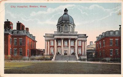City Hospital Boston, Massachusetts Postcard