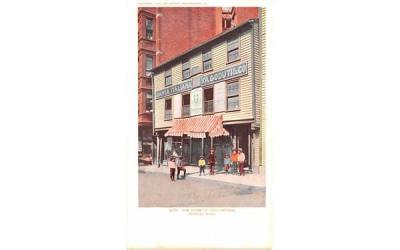 The Home of Paul Revere Boston, Massachusetts Postcard