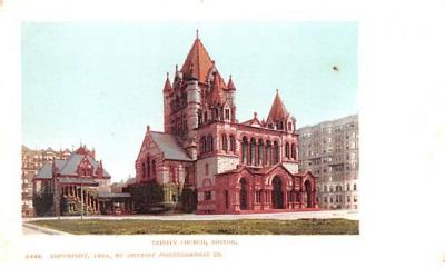 Trinity Church Boston, Massachusetts Postcard