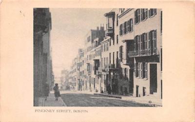 Pinckney Street Boston, Massachusetts Postcard