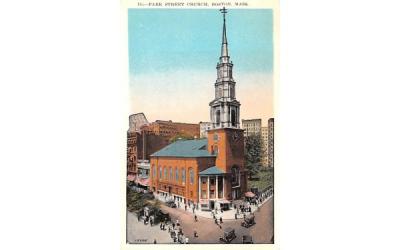 Park Street Church Boston, Massachusetts Postcard