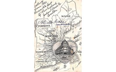 Mercantile Heart of New England Boston, Massachusetts Postcard