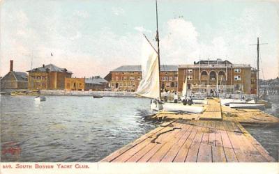 South Boston Yacht Club Massachusetts Postcard