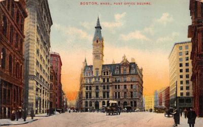 Post Office Square Boston, Massachusetts Postcard