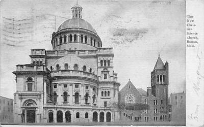 The New Christian Science Church Boston, Massachusetts Postcard