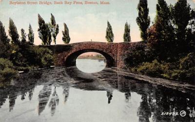 Boylston Street Bridge Boston, Massachusetts Postcard