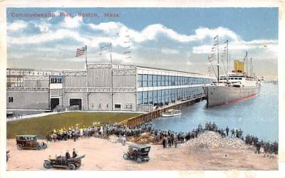 Commonwealth Pier Boston, Massachusetts Postcard