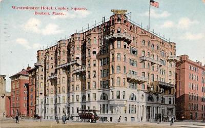 Westminster Hotel Boston, Massachusetts Postcard