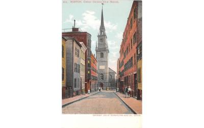 Christ Church  Boston, Massachusetts Postcard