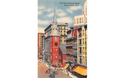 Old South Metting Hosue  Boston, Massachusetts Postcard