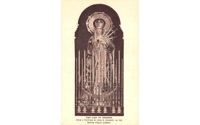 Our Lady of Sorrows Boston, Massachusetts Postcard