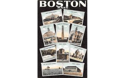 Boston Mass. Massachusetts Postcard
