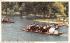 The Swan Boats Boston, Massachusetts Postcard