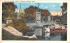 Lake & Bridge  Boston, Massachusetts Postcard