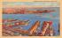 General View of Waterfront Boston, Massachusetts Postcard