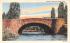 Bridge in Fenway Boston, Massachusetts Postcard