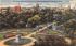Aeroplane View of the Public Gardens Boston, Massachusetts Postcard