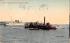 Revere Beach Ferryboat Boston, Massachusetts Postcard