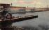 Docks at Charlestown Boston, Massachusetts Postcard