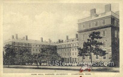 Gore Hall, Harvard University - Cambridge, Massachusetts MA Postcard