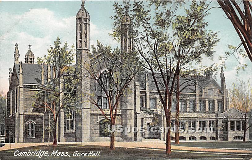 Gore Hall at Harvard University Library - Cambridge, Massachusetts MA Postcard