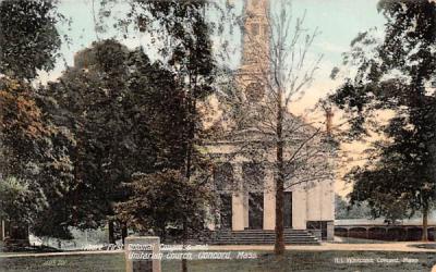 Unitarian Church Concord, Massachusetts Postcard