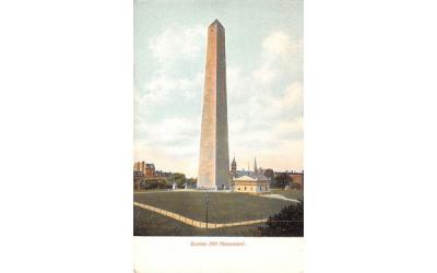 Bunker Hill Monument Charlestown, Massachusetts Postcard