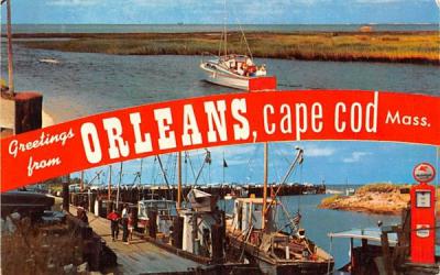 Greetings from Orleans Cape Cod, Massachusetts Postcard