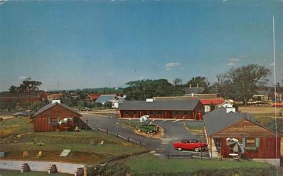 Falmouth Harbor Motel Cape Cod, Massachusetts Postcard