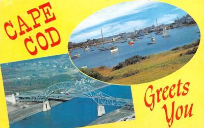 Cape Cod Greets You Massachusetts Postcard