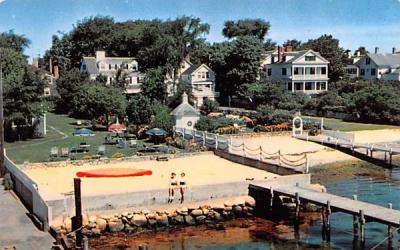 The Daggett House with Garden Cape Cod, Massachusetts Postcard