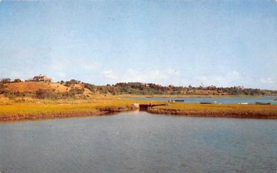 General View Mill Pond Cape Cod, Massachusetts Postcard