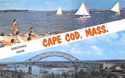 Greetings From Cape Cod Massachusetts Postcard