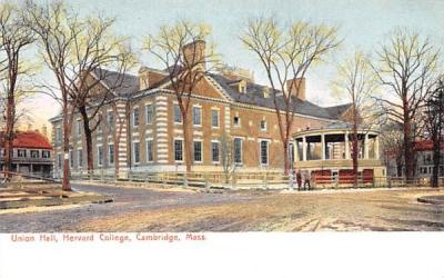 Union Hall Cambridge, Massachusetts Postcard