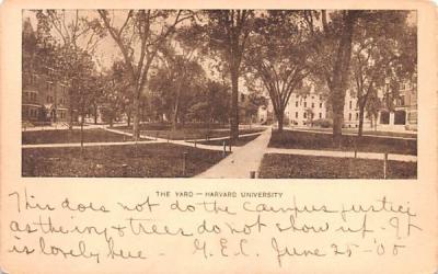 The Yard Cambridge, Massachusetts Postcard